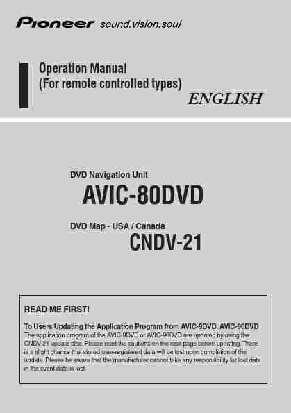 Pioneer GPS Receiver AVIC-80DVD-page_pdf